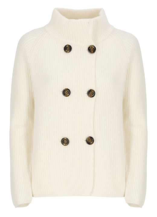 Cashmere blend doublebreasted cardigan