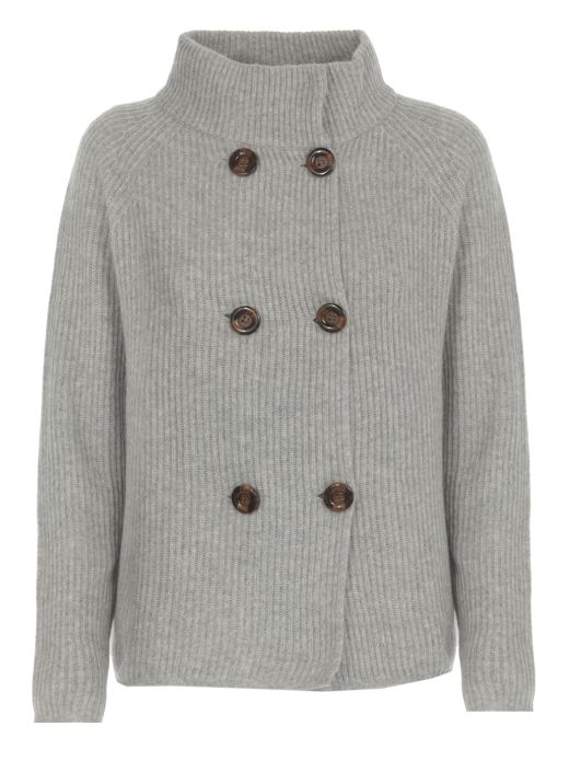 Cashmere blend doublebreasted cardigan