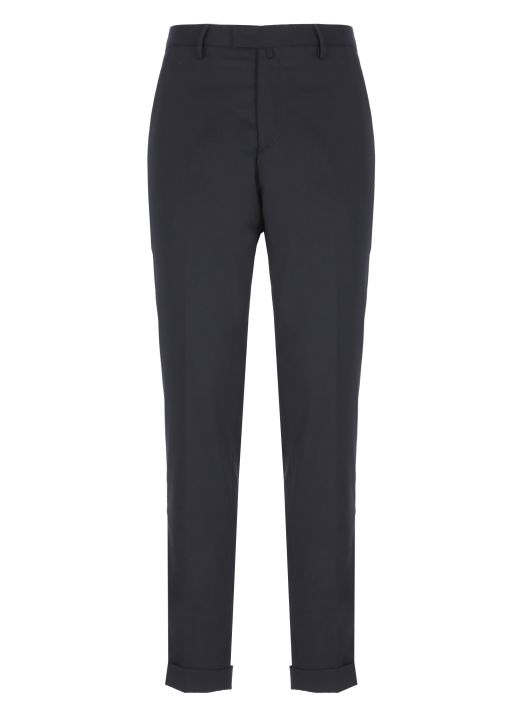 Virgin wool blend pants