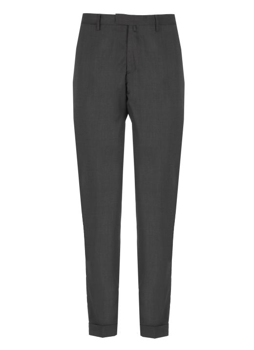 Wool blend trousers