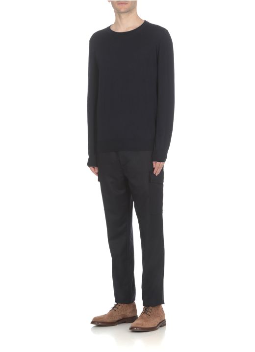 Virgin wool and cashmere sweater