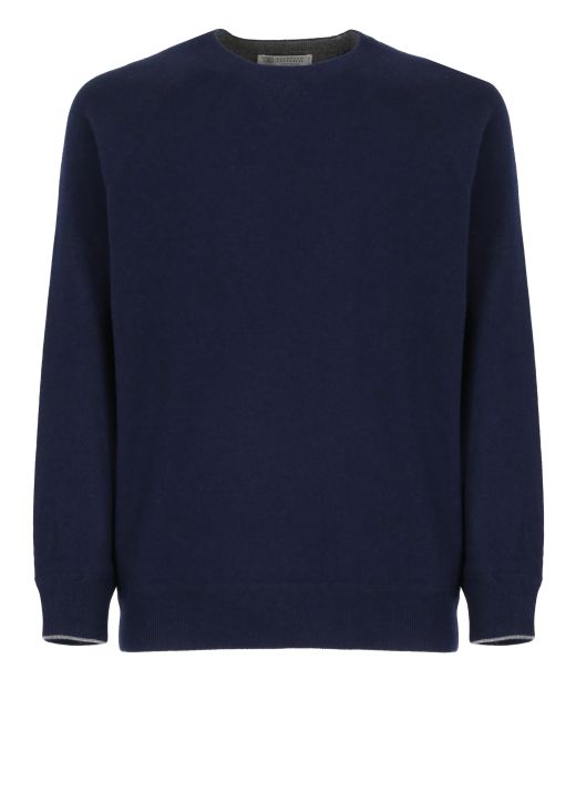 Wool, cashmere and silk sweater