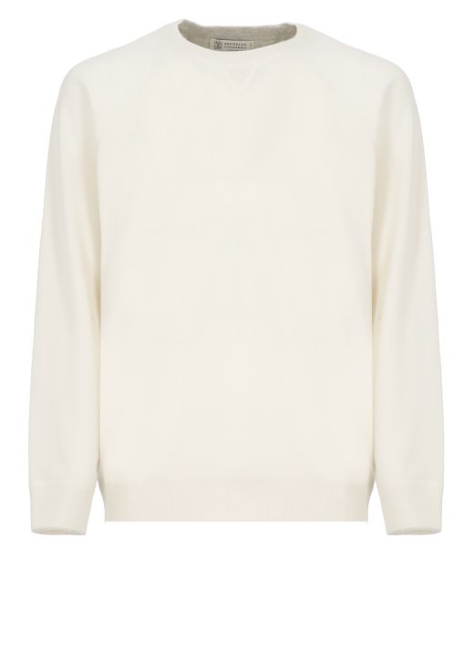 Wool, cashmere and silk sweater