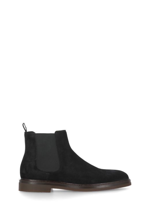 Chelsea suede leather boots