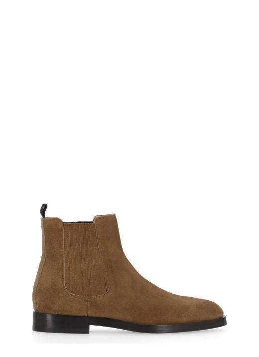 Suede leather Chelsea boots