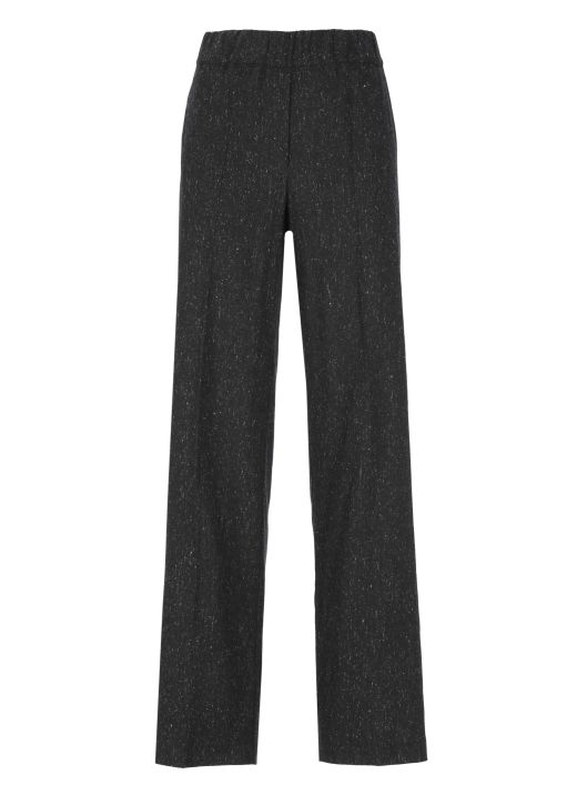 Wool blend pants