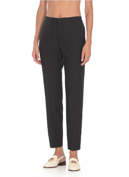 Virgin wool trousers