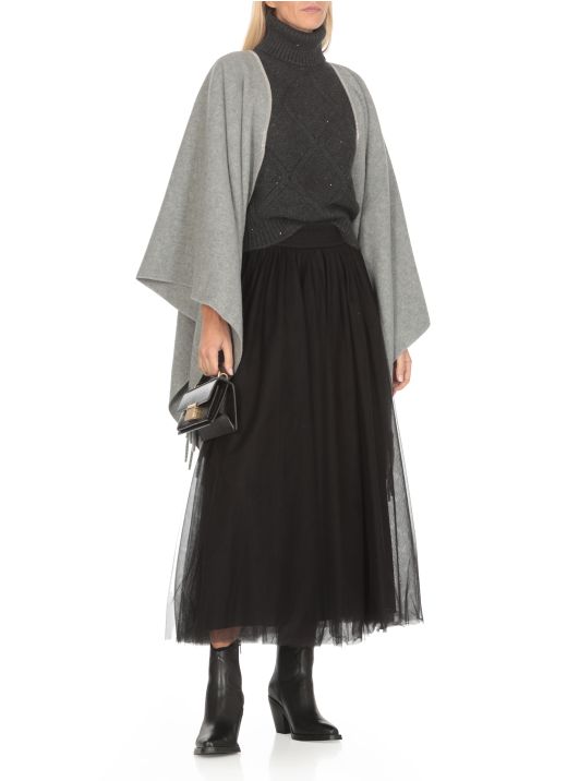 Wool cape