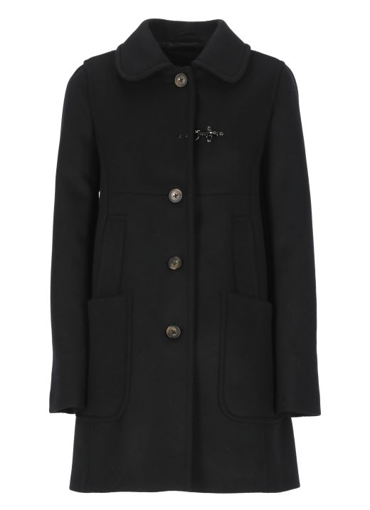 Wool and cashmere coat