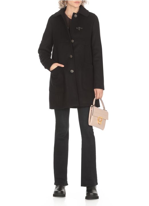 Wool and cashmere coat