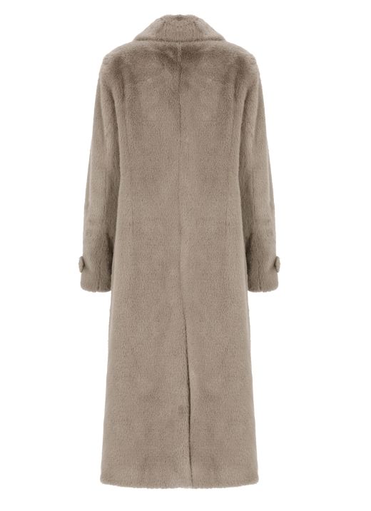 Faux fur coat