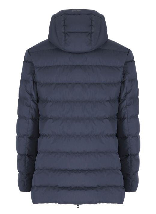 Quilted down jacket