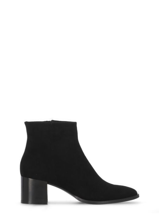 Leather ankle boots