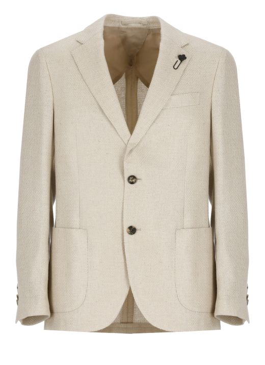 Cashmere and silk jacket