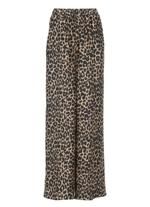 Animalier palazzo pants