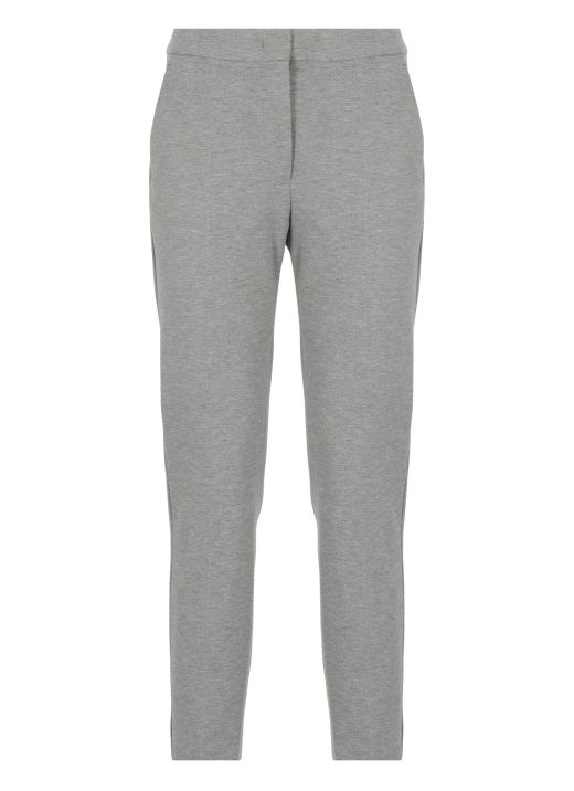 Viscose cropped trousers