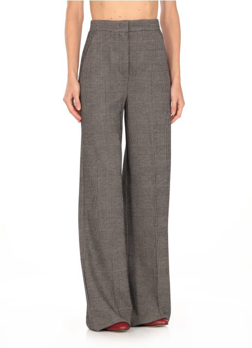 Wool blend pants