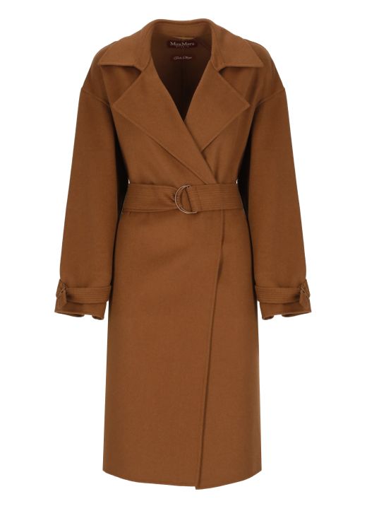 Wool, cashmere and silk coat