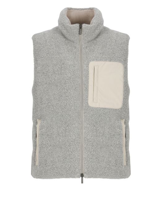 Virgin wool vest