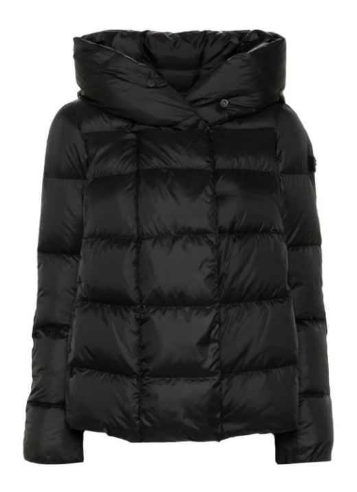 Quilted down jacket