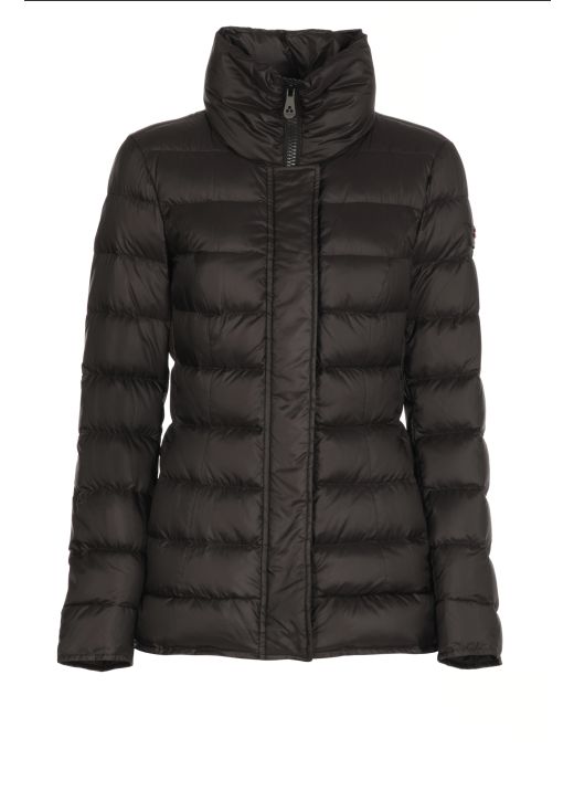 Quilted down jacket