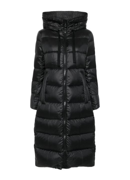 Quilted down jacket