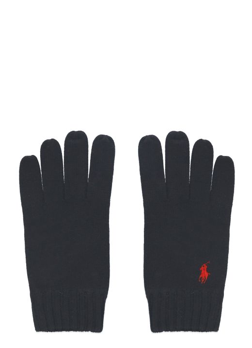 Pony wool gloves