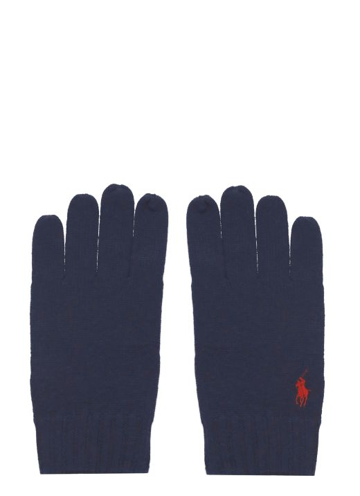 Pony wool gloves