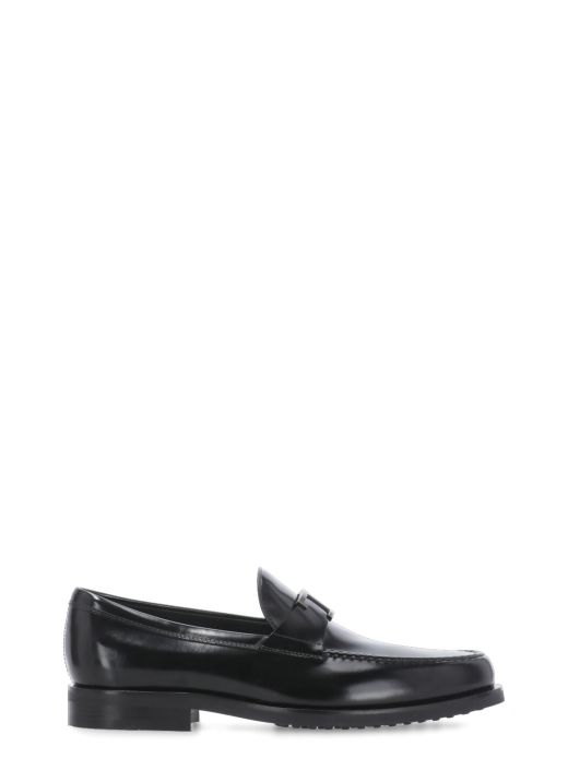 Leather loafers