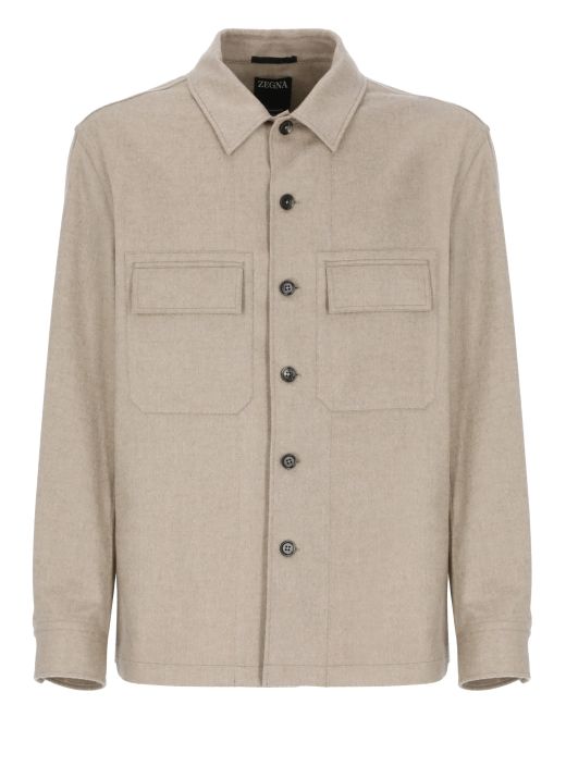 Cashmere overshirt