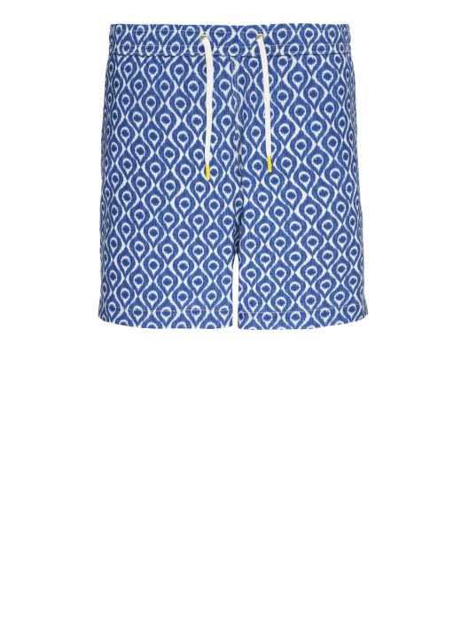 Swim trunk with print